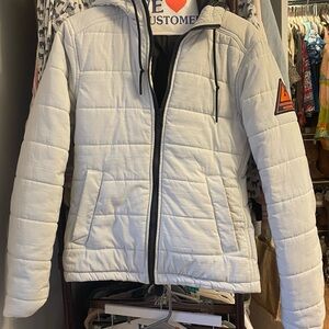 American Giant Blizzard Full Zip - White- XS